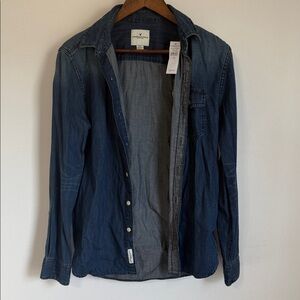 American Eagle Outfitters Dark Blue Casual Shirt